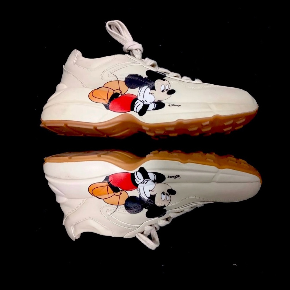 Disney × Gucci Rhyton 2020 ‘Mickey
Mouse’ Sneakers Size 40, Worn Once,No Box